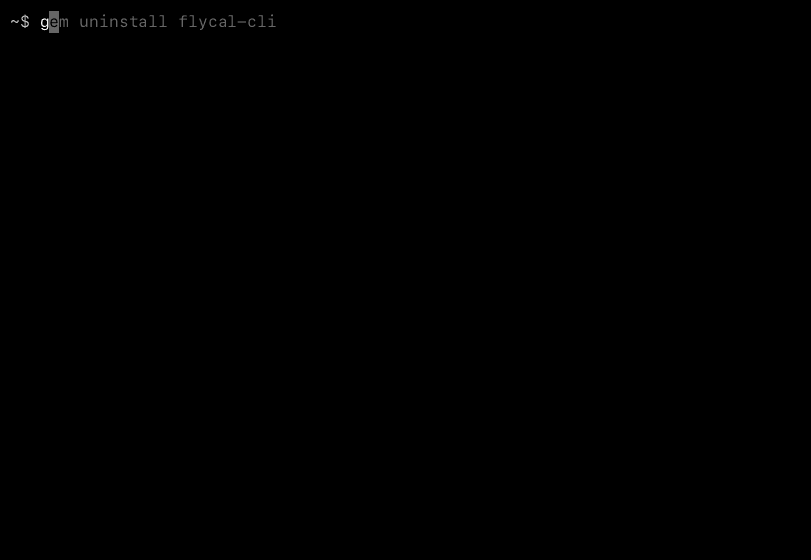 flycal-cli install, Google login, and first command
